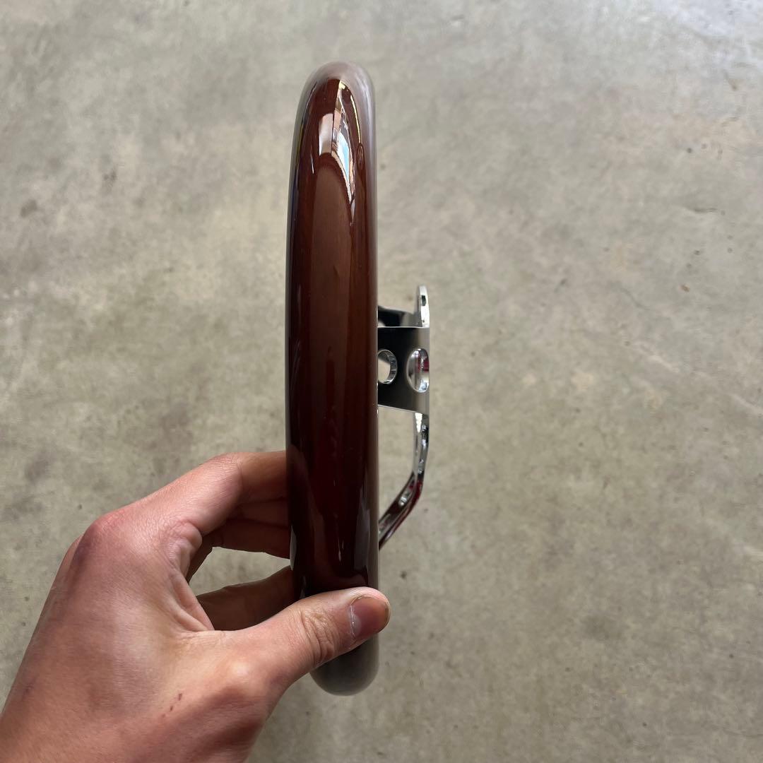 小径ウッドハンドル290mm 29Φディープコーンステアリング