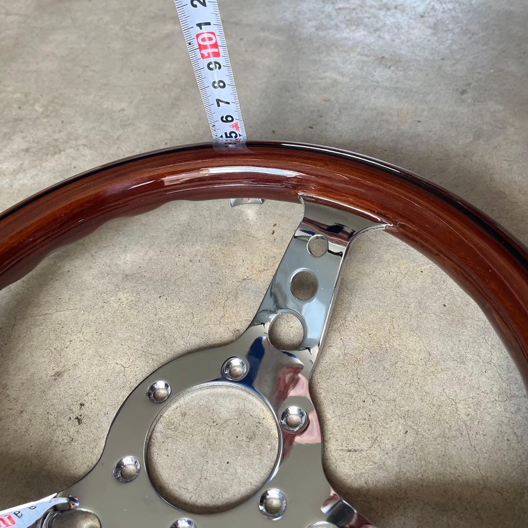 小径ウッドハンドル290mm 29Φディープコーンステアリング