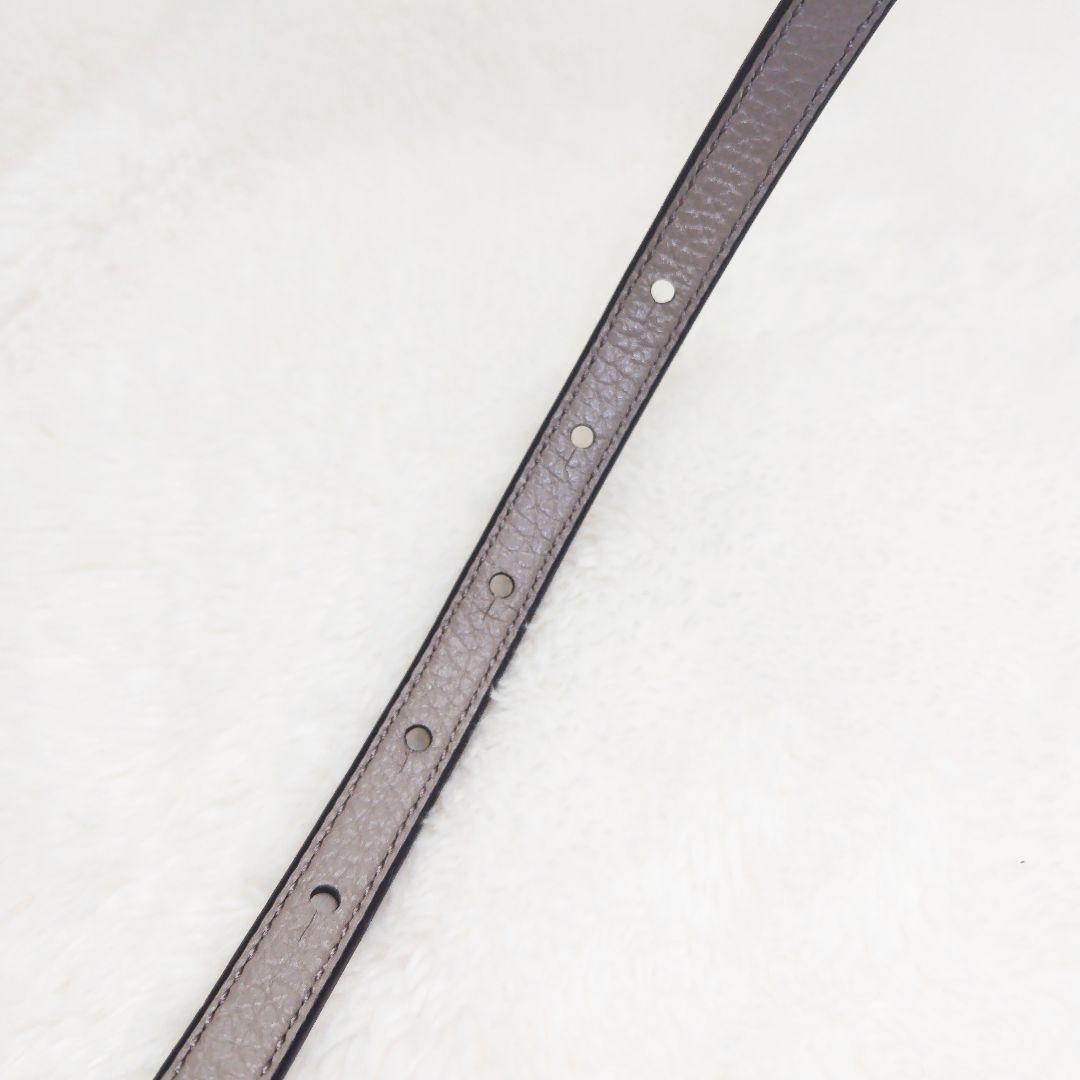 ✨️未使用✨️トリーバーチ TORYBURCH 細ベルト シルバー レザー