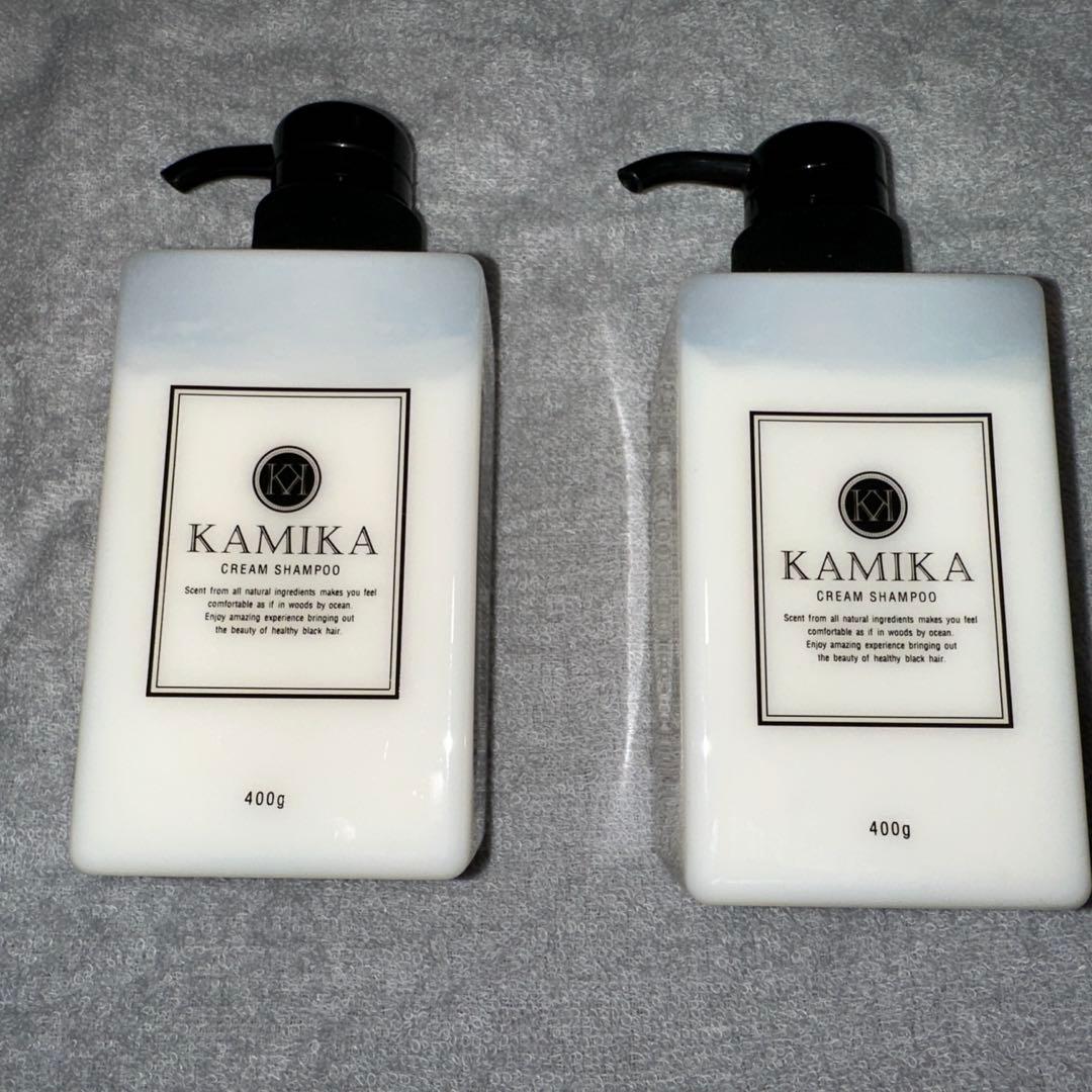 KAMIKA オールインワンクリームシャンプー 400g 4本セット