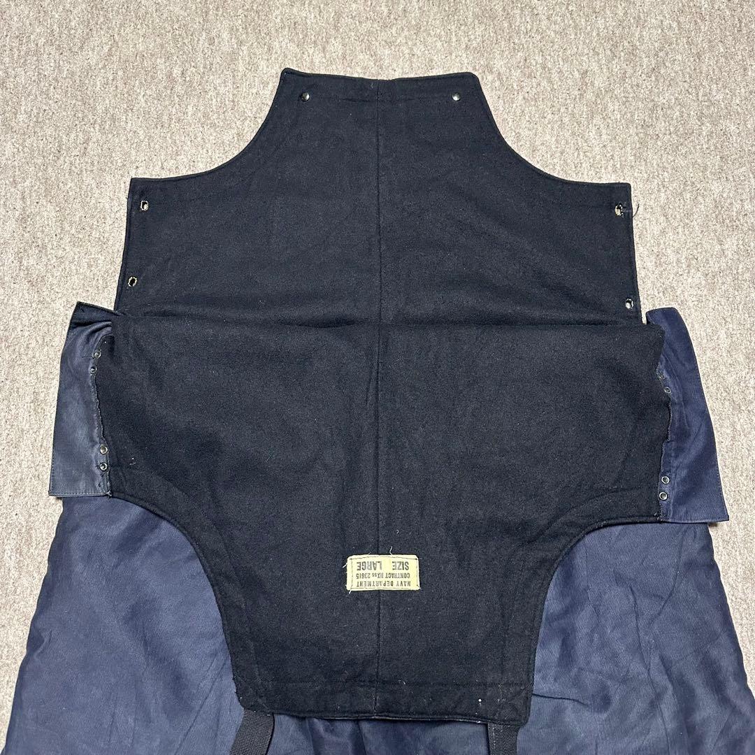 USNAVY デッキパンツ フック 紺 美品 オリジナル 大戦 WW2 40s