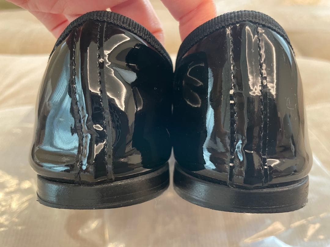 Repetto バレエシューズ エナメル 371/2 黒