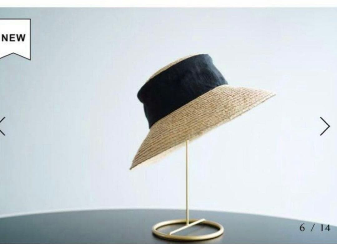 THE ９SHOP 鈴木六夏　サマーハット　ラフィアハット