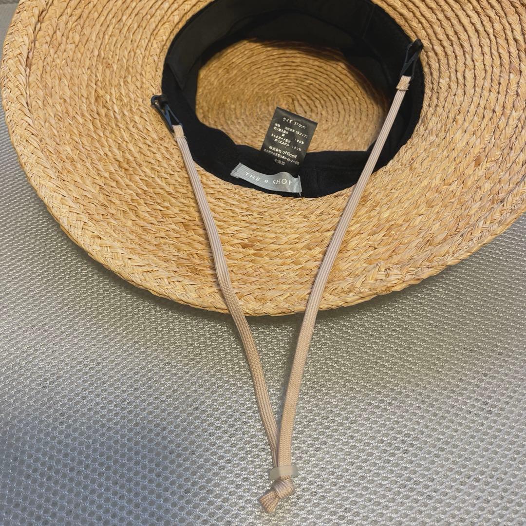 THE ９SHOP 鈴木六夏　サマーハット　ラフィアハット