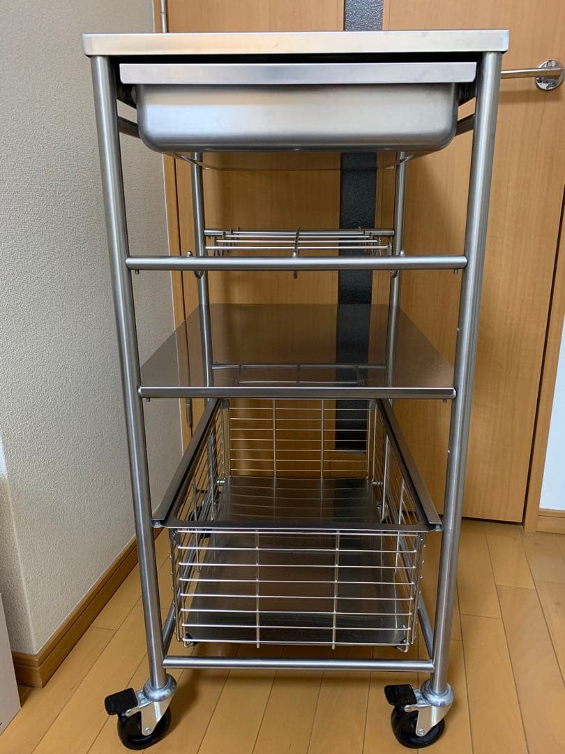 IKEA イケア　ステンレスワゴン
