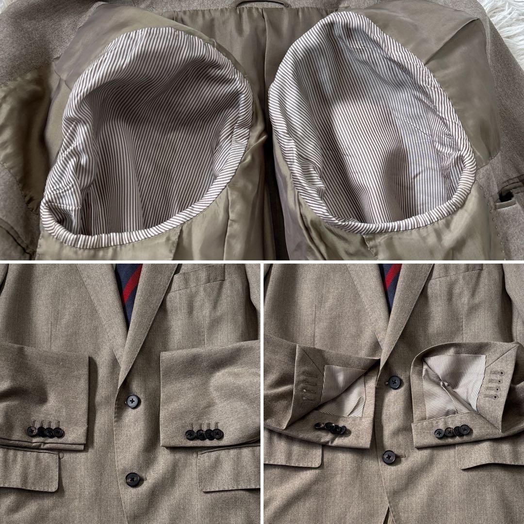 美品☆【スーツカンパニー】カノニコ生地　近年現行　ベージュ　本切羽165cm6D