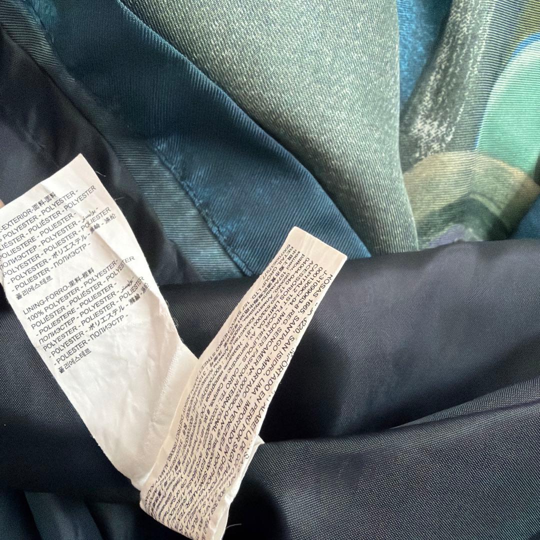 Desigual デシグアル 総柄パターン 襟付き シャツ 長袖 ワンピース