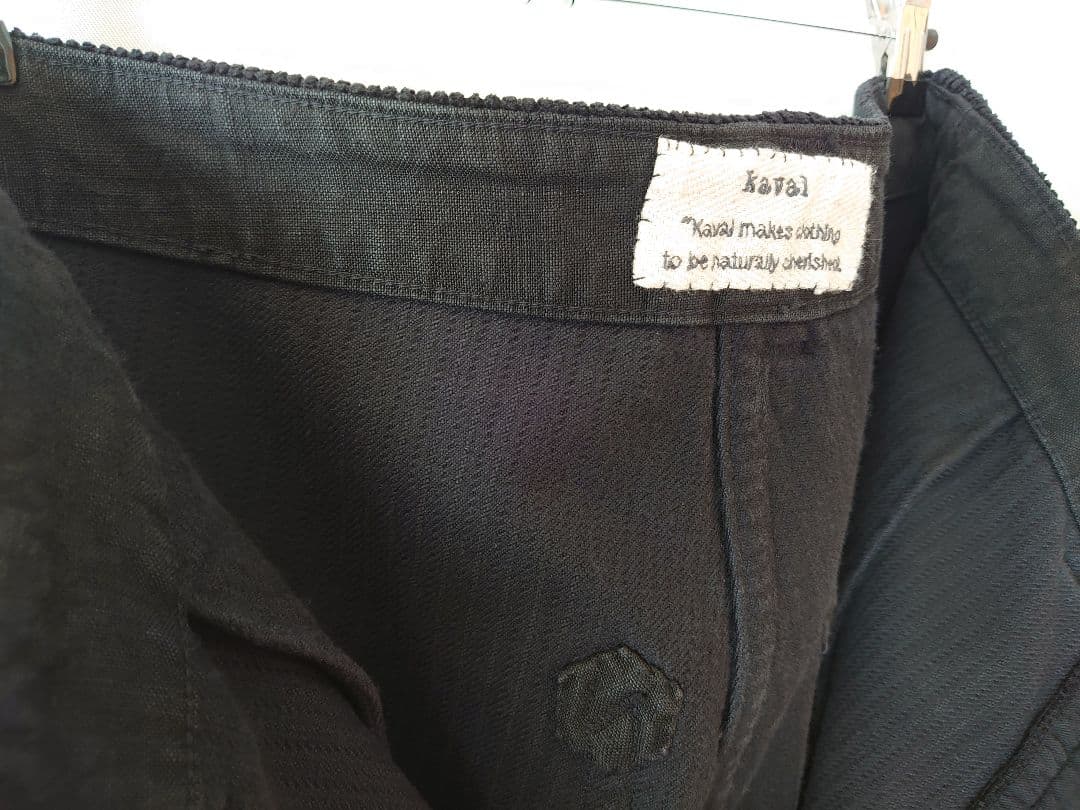 kaval カヴァル／Simple work pants (Dragon's