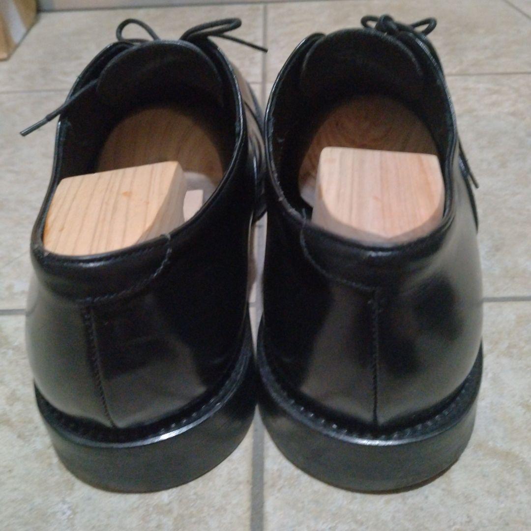 GUCCI ブラックレザードレスシューズ