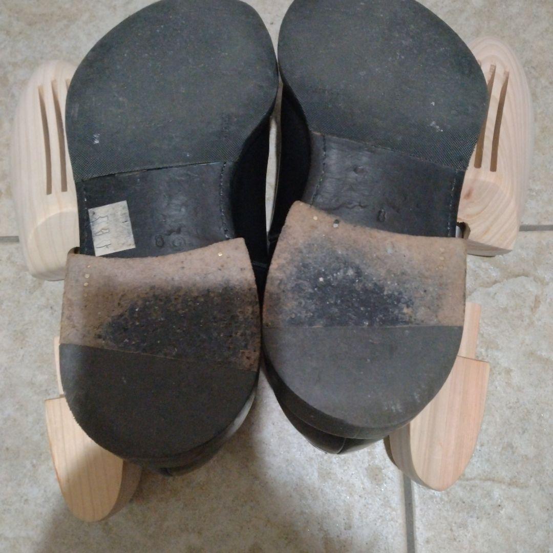 GUCCI ブラックレザードレスシューズ