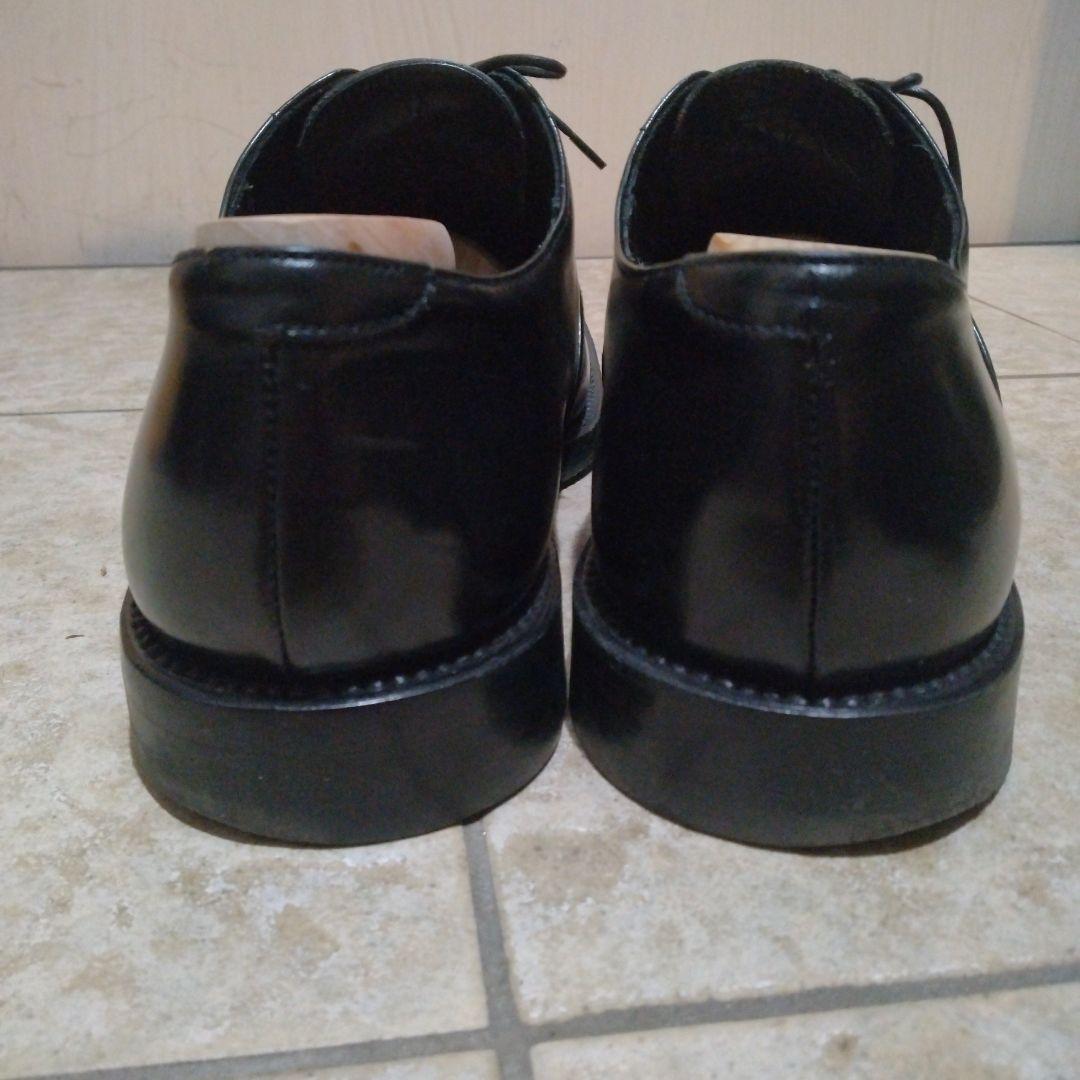 GUCCI ブラックレザードレスシューズ