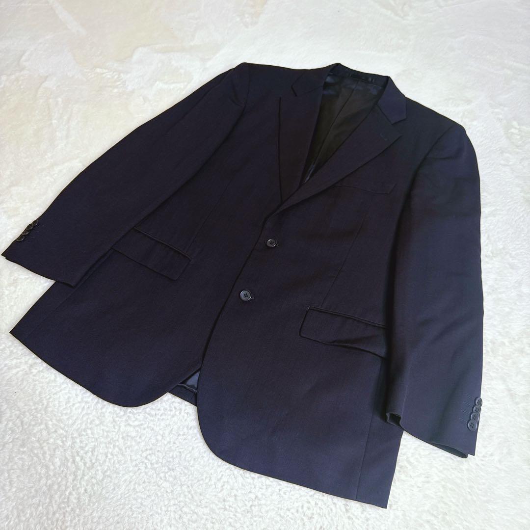希少サイズ✨【REGAL】リーガル スーツ セットアップ 3点 ネイビー