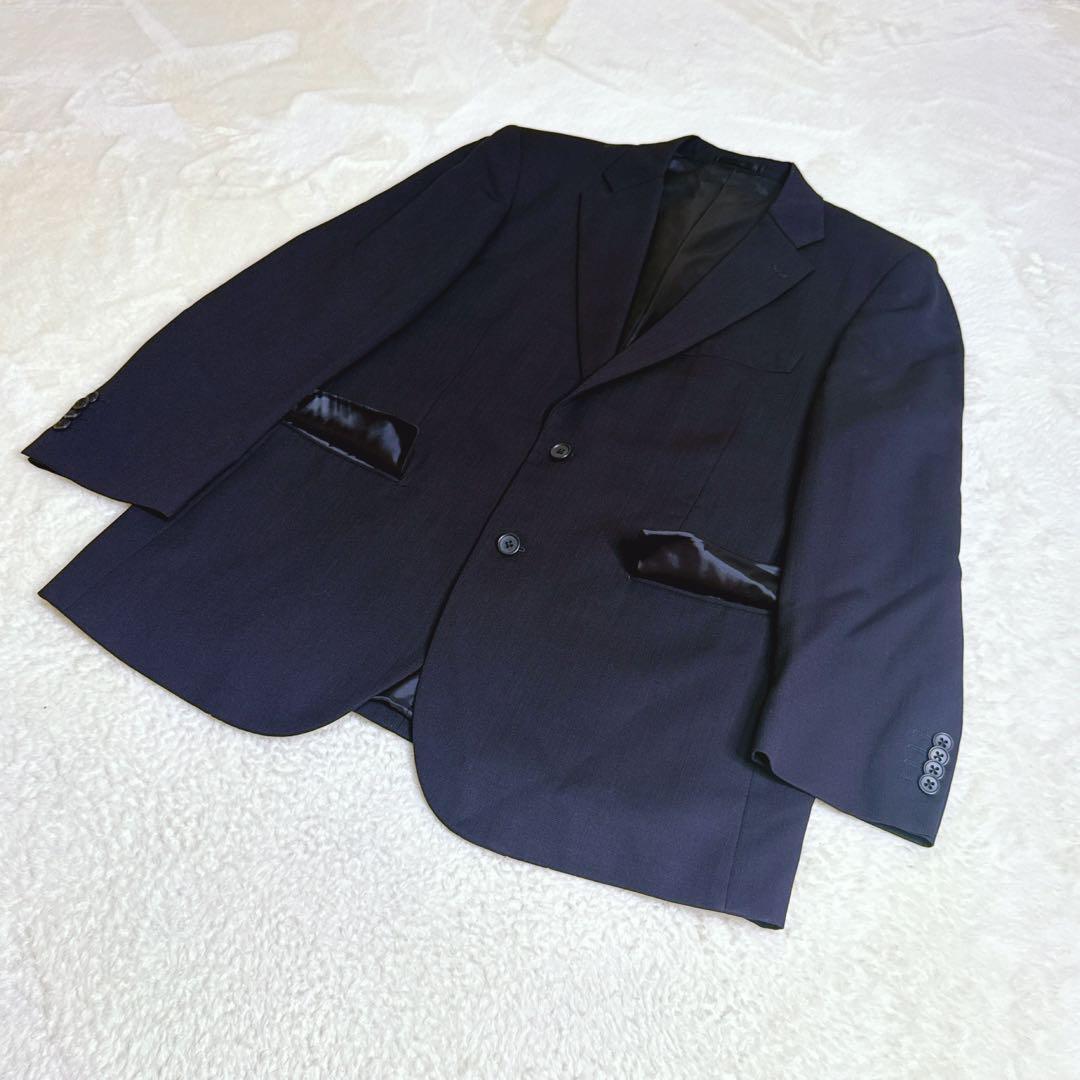 希少サイズ✨【REGAL】リーガル スーツ セットアップ 3点 ネイビー