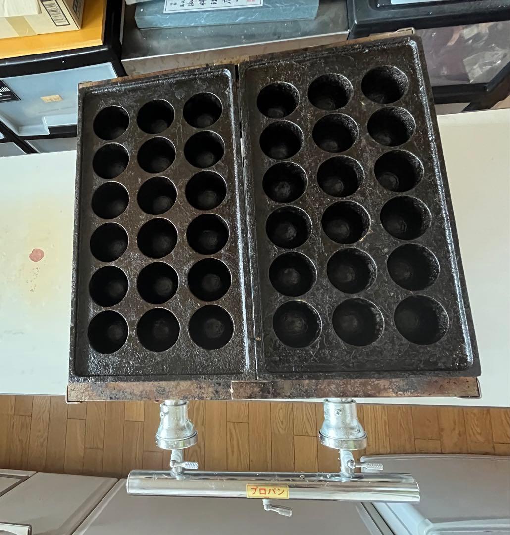 業務用たこ焼き器セラミック加工　プロパンガス　大玉　MADE in OSAKA