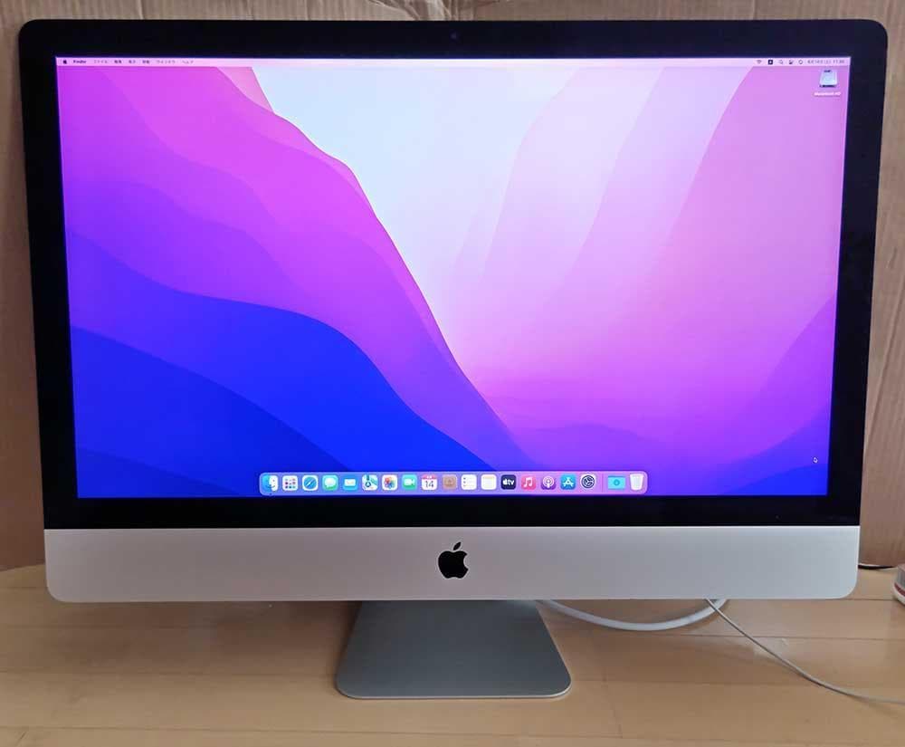 iMac Retina 5K 27インチ 2015 16GB 2.12TB