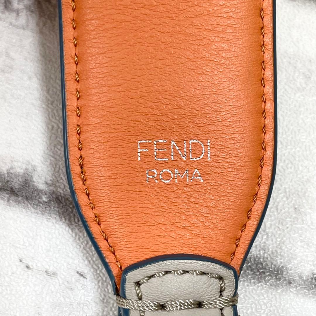 極美品✨フェンディ　ストラップユー　スタッズ　ショルダーストラップ　マルチカラー