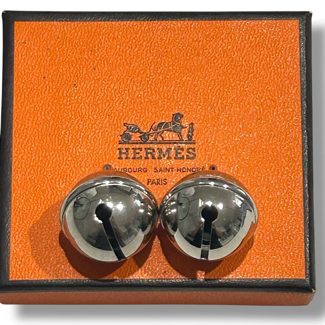 HERMES エルメス スカーフリング ツイリーリング ベル 鈴 シルバー