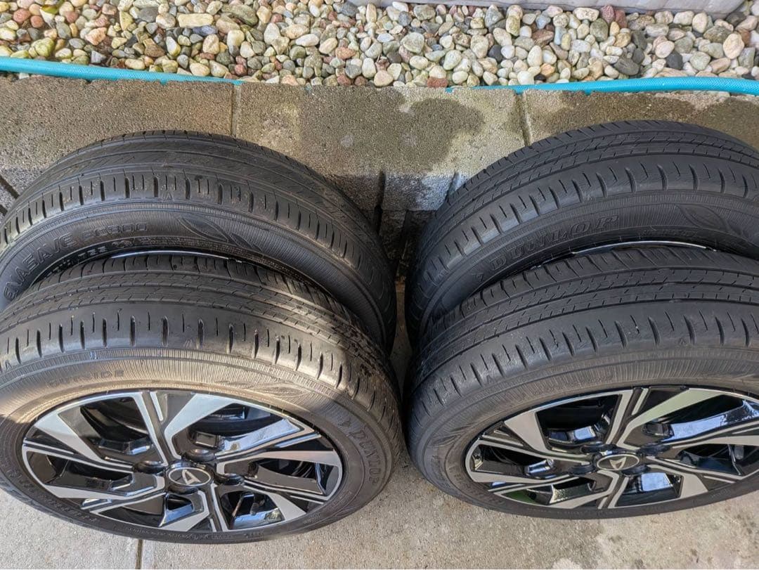 ダイハツ タントカスタム 純正14インチ アルミホイール タイヤ セット