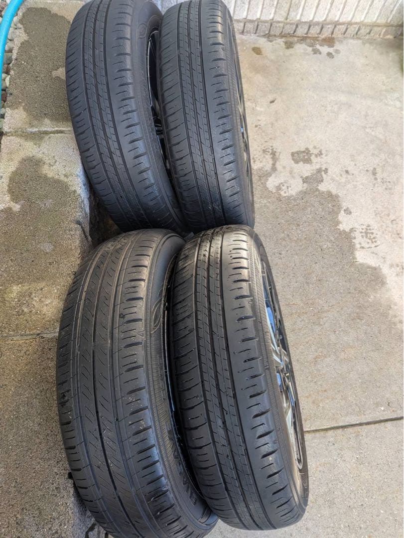 ダイハツ タントカスタム 純正14インチ アルミホイール タイヤ セット