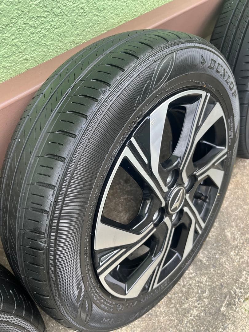 ダイハツ タントカスタム 純正14インチ アルミホイール タイヤ セット