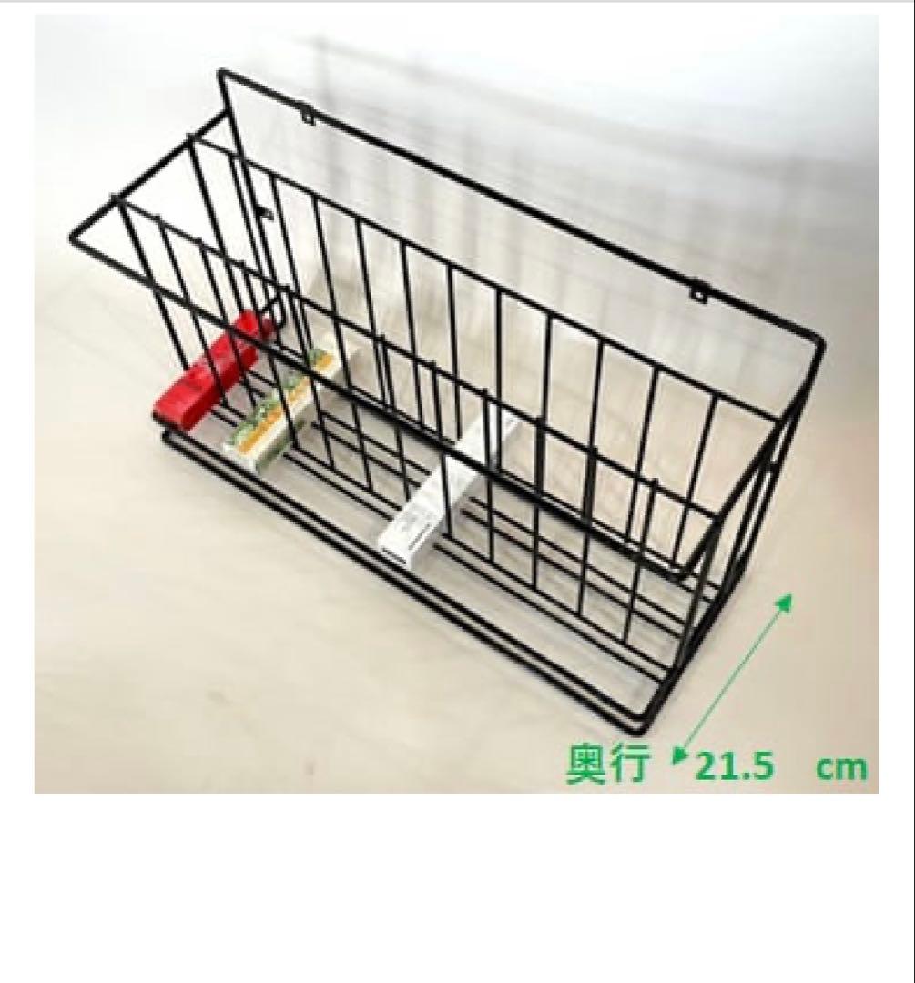 カラー剤壁面ラック（108本収納+ぶら下げバー4列）※カラー剤は付いていません