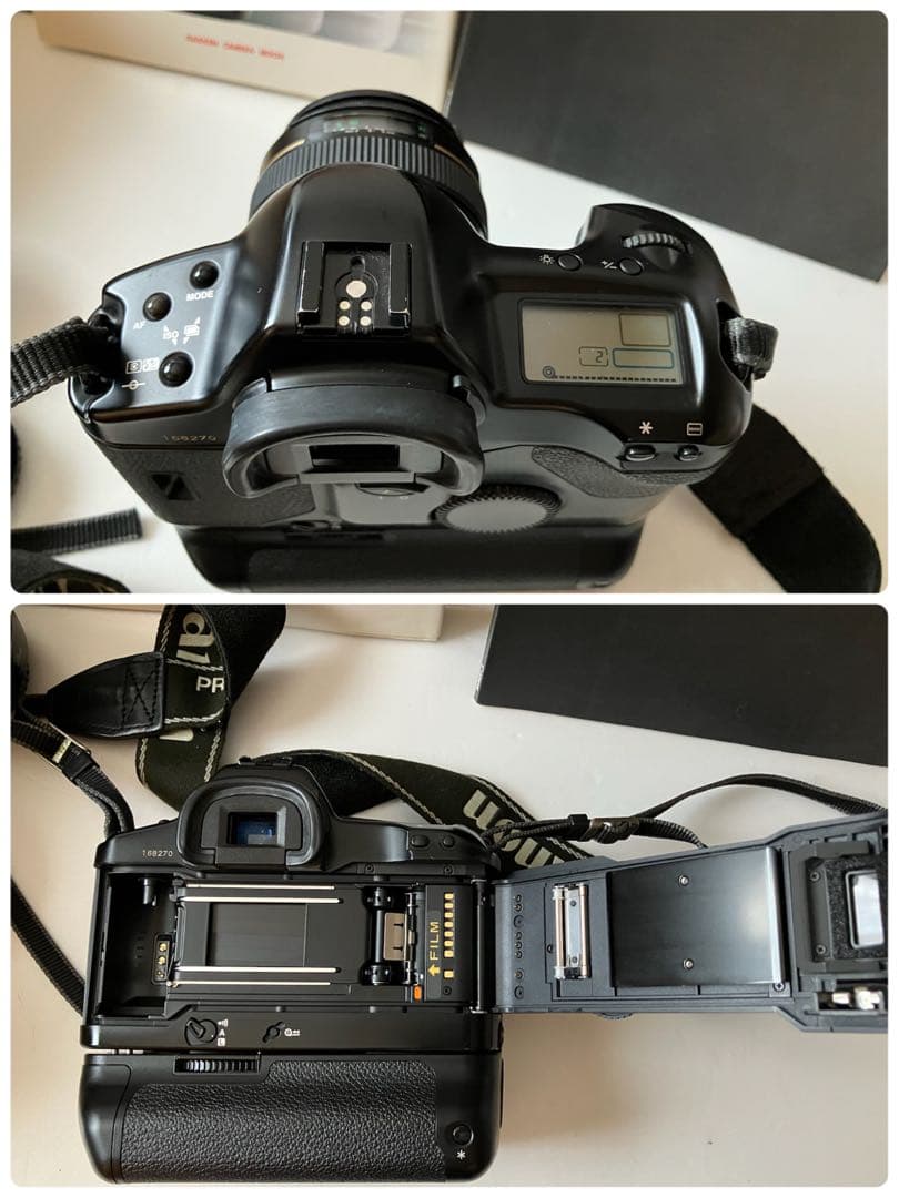 ⑩ジャンク】Canon EOS-1N HS、EF50、angle finder他