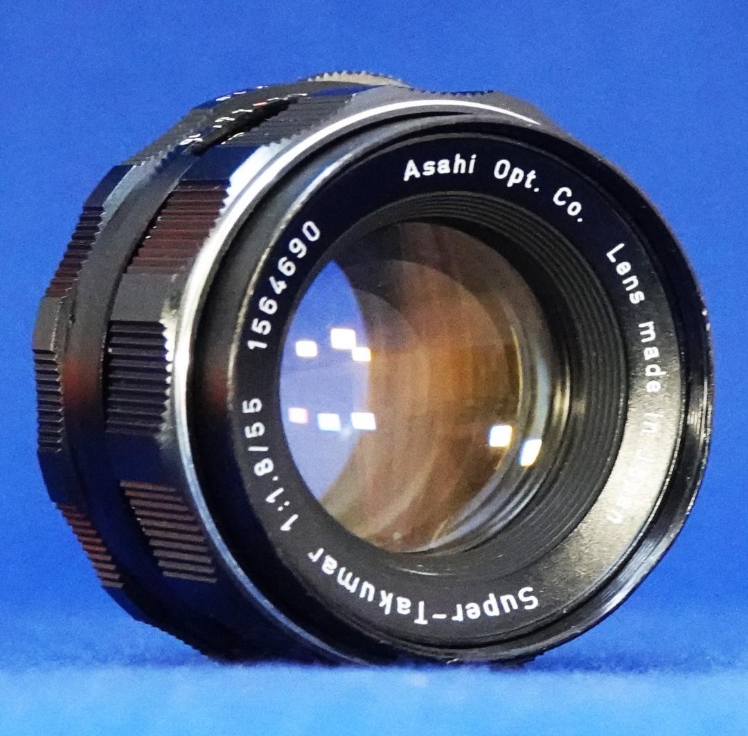 1564690　特級虹色フレア　後期型Super-Takumar　F1.8/55
