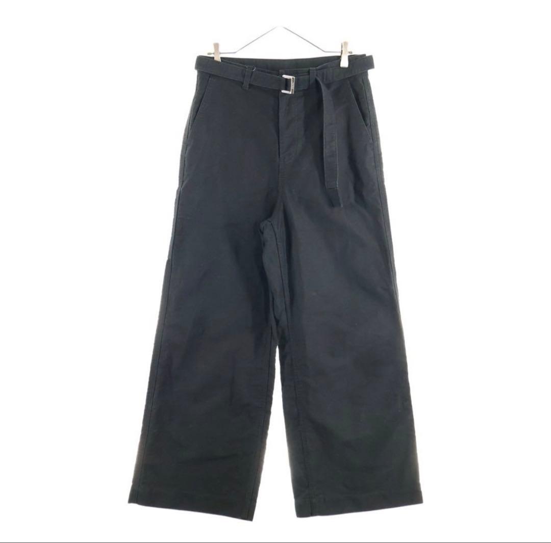 sacai サカイ 24ss モールスキンパンツ チノパン