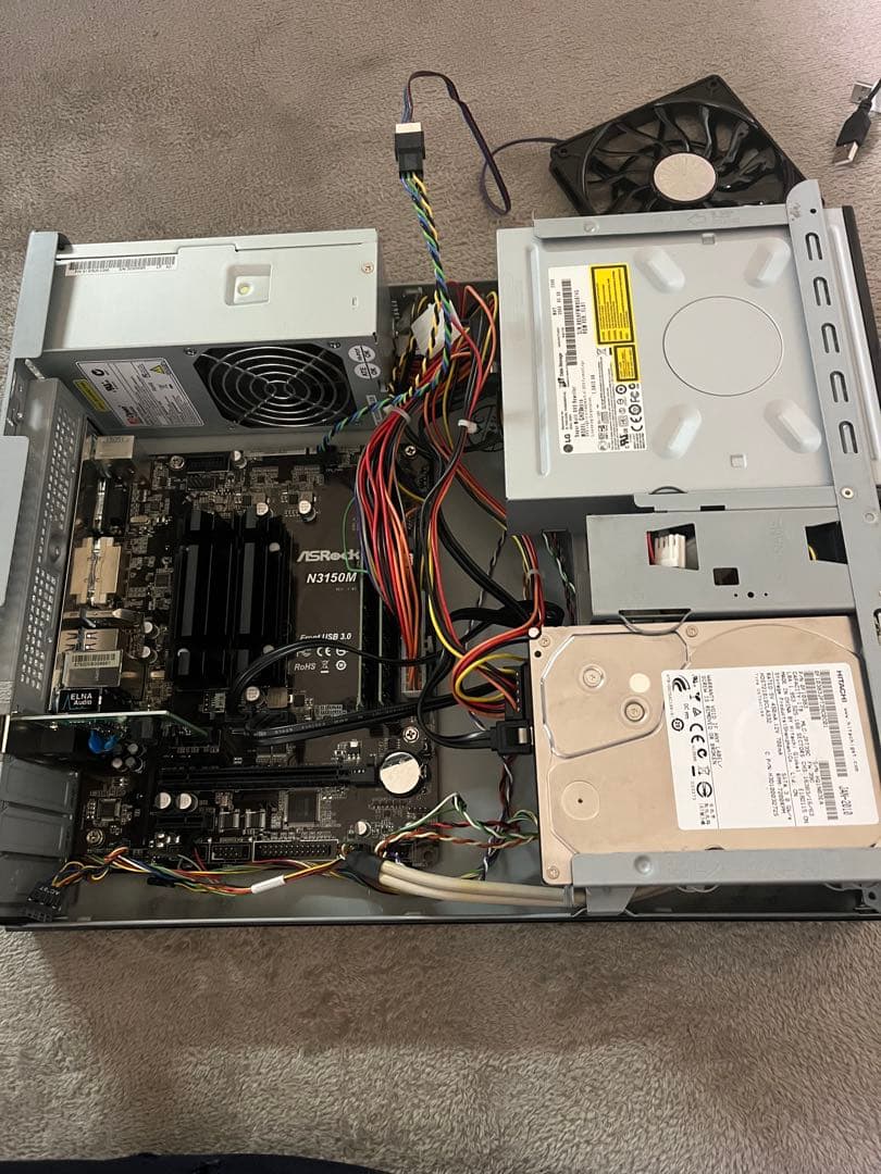 事務用自作PC LG DVDドライブ RAM16GB