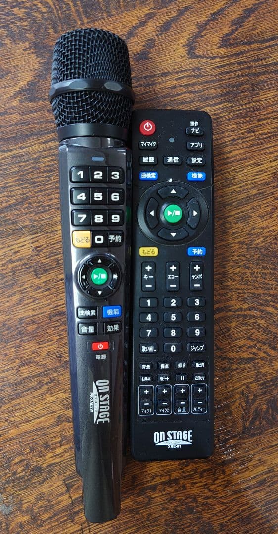 ON STAGE パーソナルカラオケ　PK-XA02W 　スタンド・マイクセット