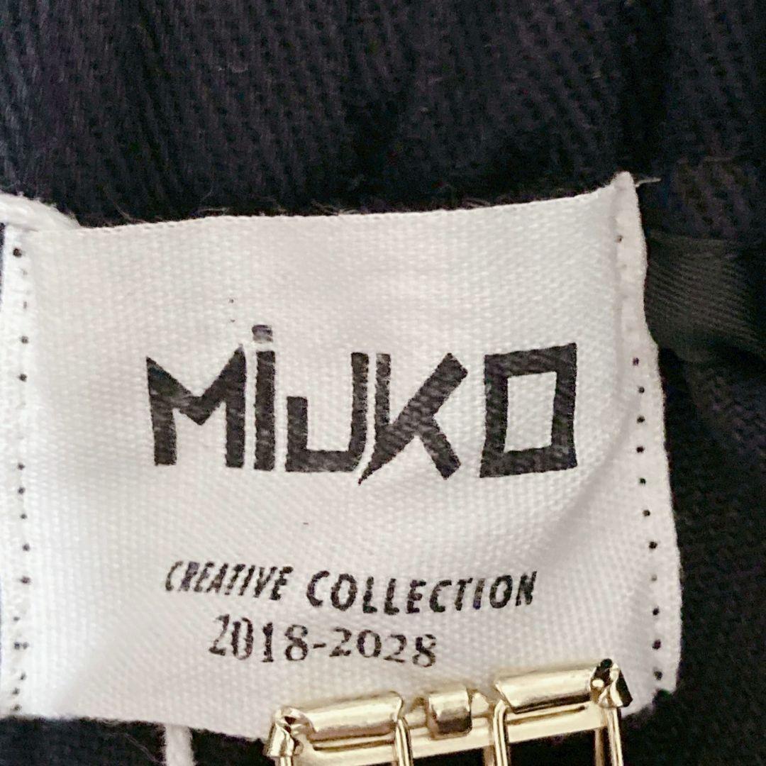 MIJKO カーゴパンツ y2k パンク opium 韓国 レザー調 黒 M