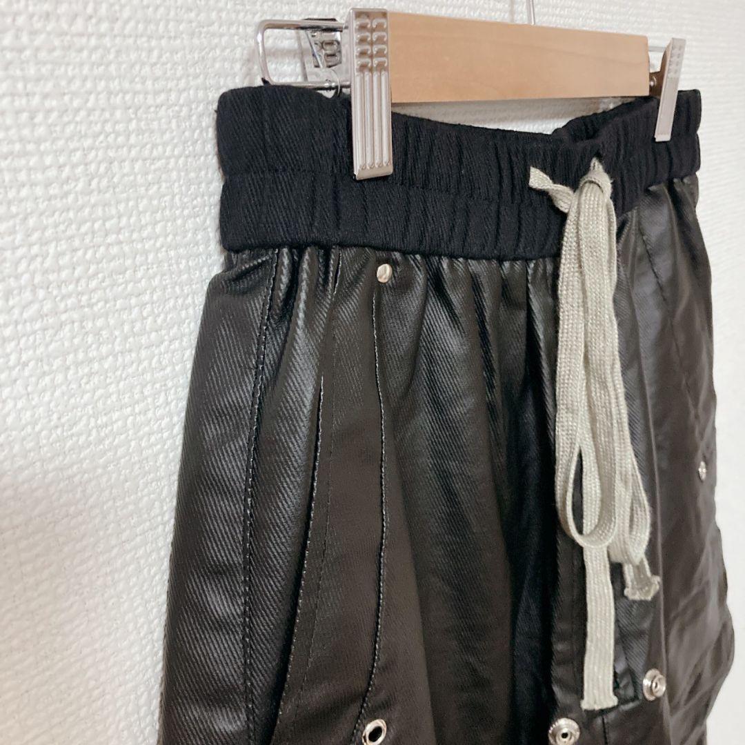 MIJKO カーゴパンツ y2k パンク opium 韓国 レザー調 黒 M