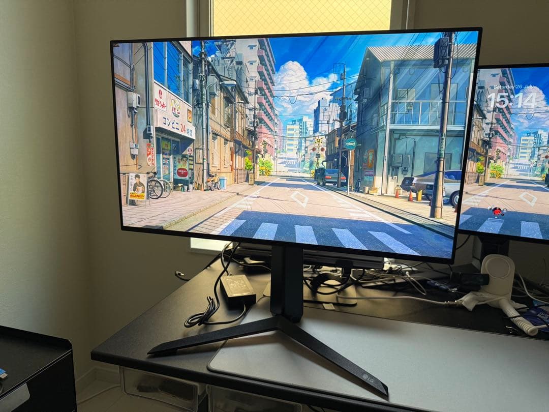 LG UltraGear 27 ゲーミングモニター 4K 144Hz