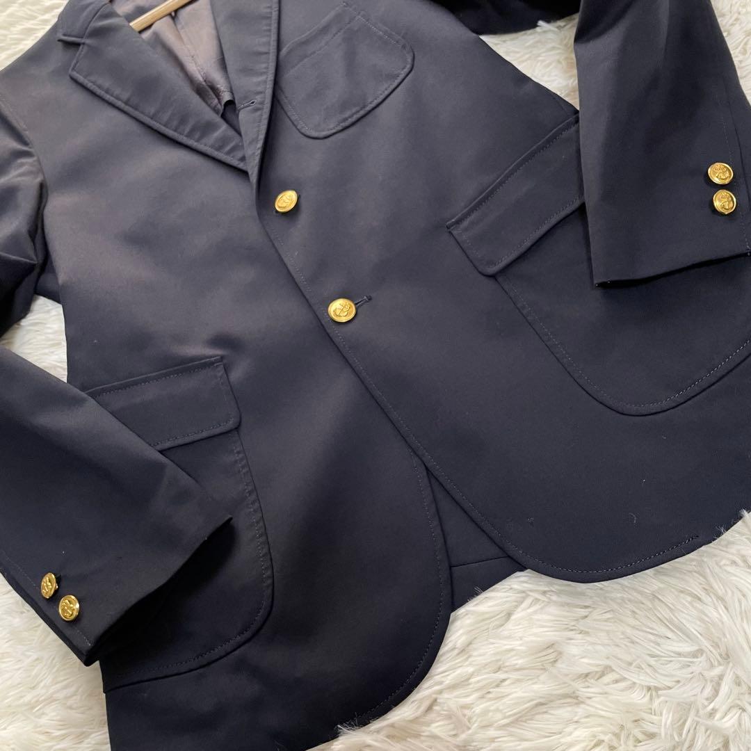 極美品✨ビームスプラス　CORDURA 紺ブレ　金ボタン　21年製　S