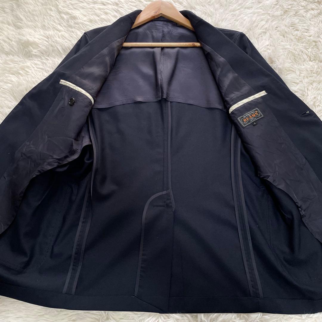 極美品✨ビームスプラス　CORDURA 紺ブレ　金ボタン　21年製　S