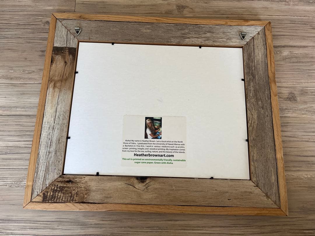 【直筆サイン入】ヘザーブラウン 正規フレーム　絵画