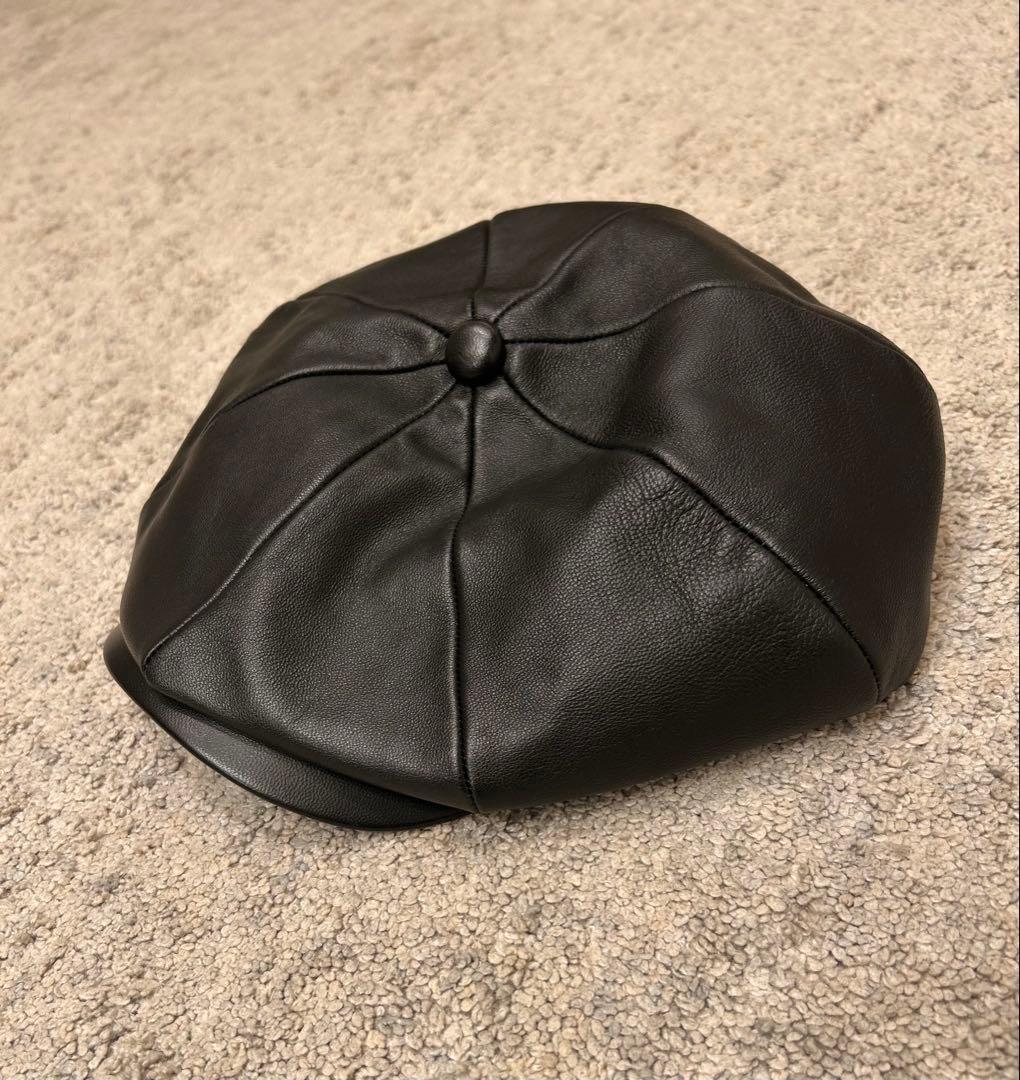 ReqHatter ラムレザーキャスケット