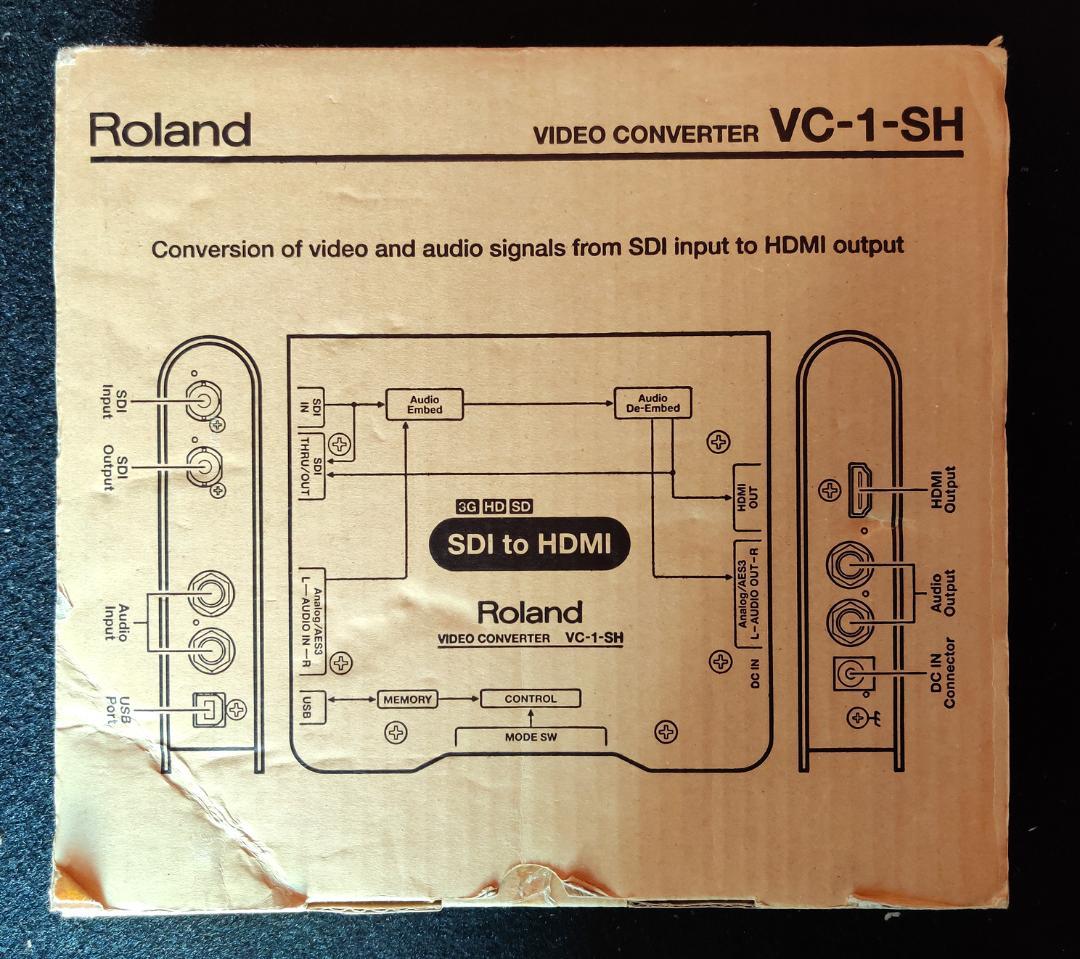 ROLAND ローランド VC-1-SH SDI to HDMIビデオコンバータ