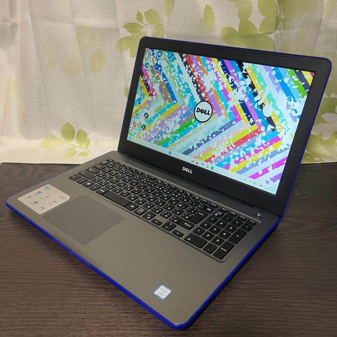 希少なブルー✨Dell Inspiron☆新品SSD256GB☆メモリ8G☆i3