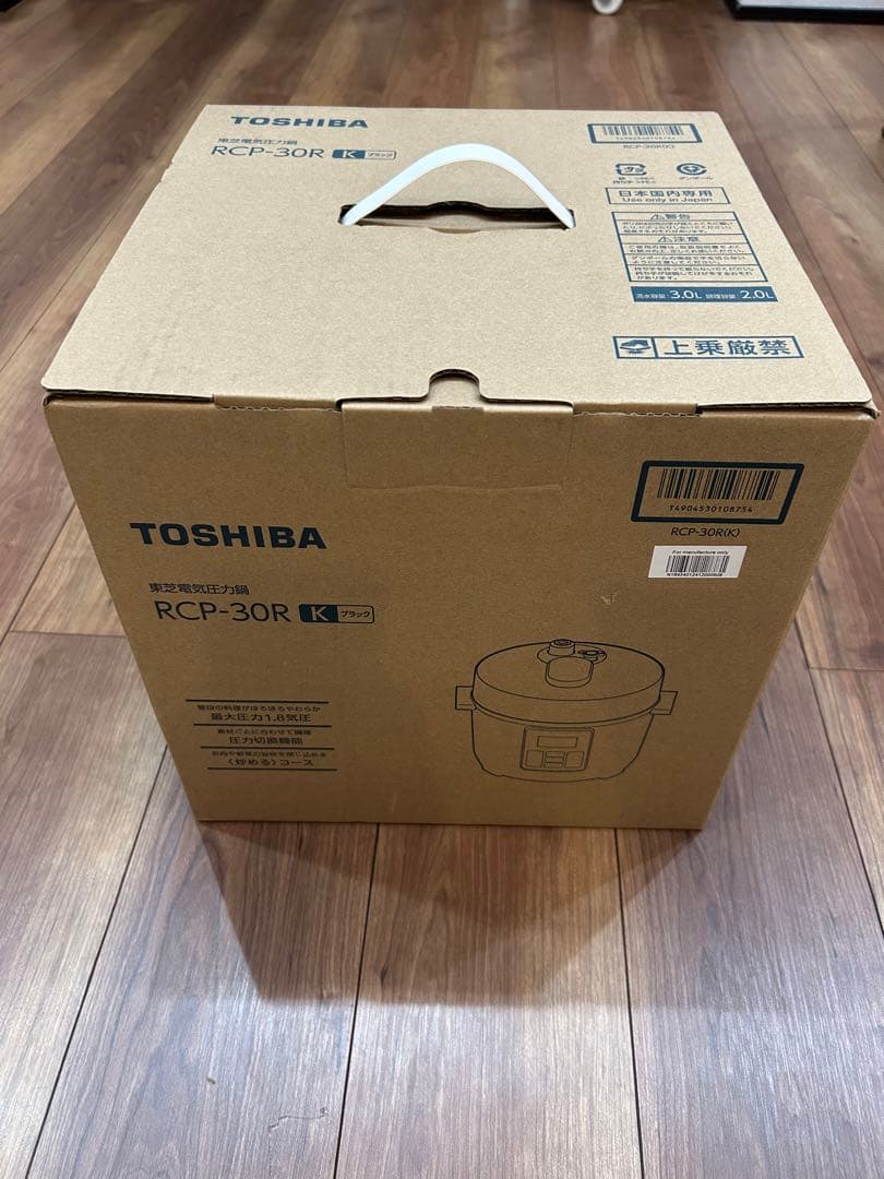 【値下げ中】TOSHIBA RCP-30R K 電気圧力鍋 2.0L