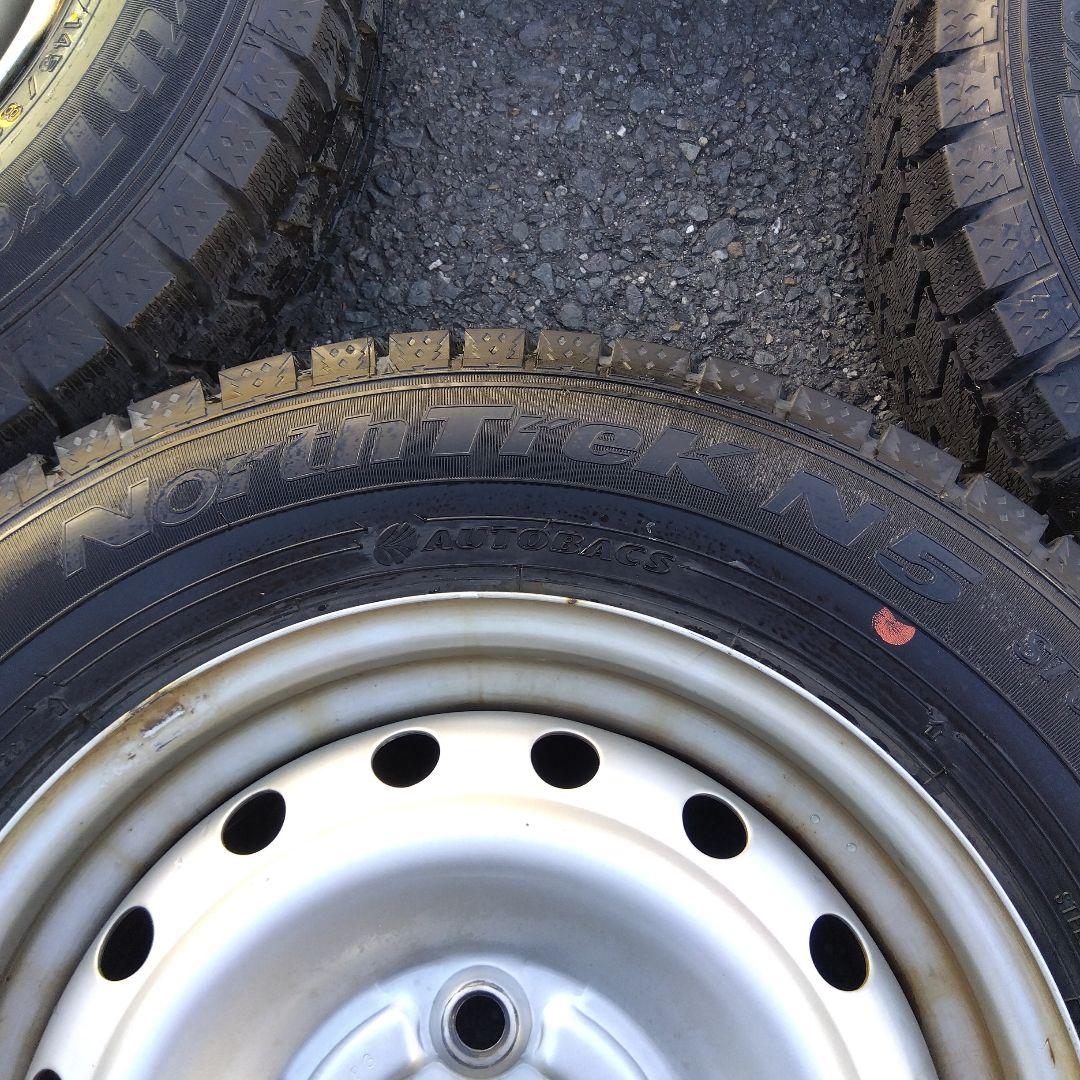 145/80R13　ほぼ新品スタッドレスタイヤ　ホイル付き　４本セット　送料込み