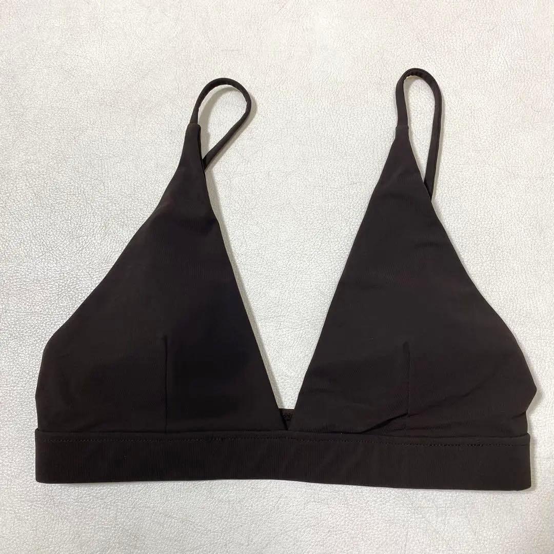 美品 TAARA clothing スイムトップ 水着 ダークブラウン