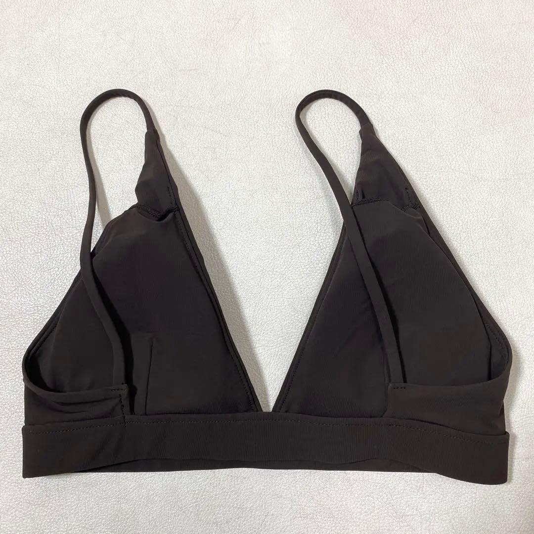 美品 TAARA clothing スイムトップ 水着 ダークブラウン