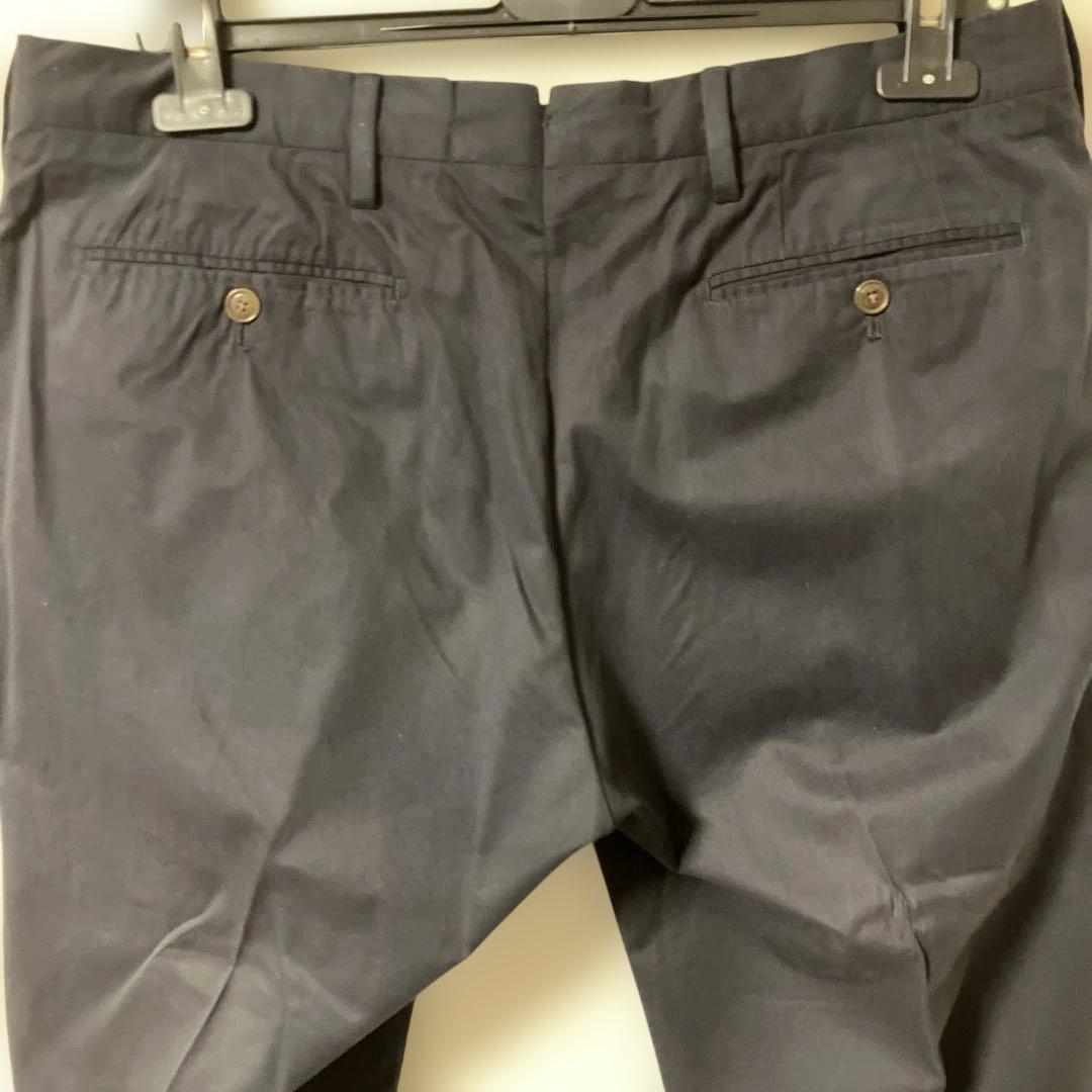 RALPH LAUREN purple labelコットンパンツ34ネイビー