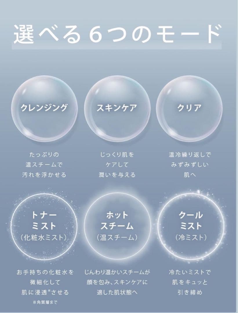 SALONIA PURE BRIGHT STEAMER グレー値下げします