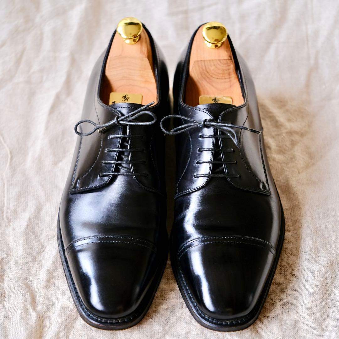 美品SalvatoreFerragamoストレートチップTRAMEZZA65EE