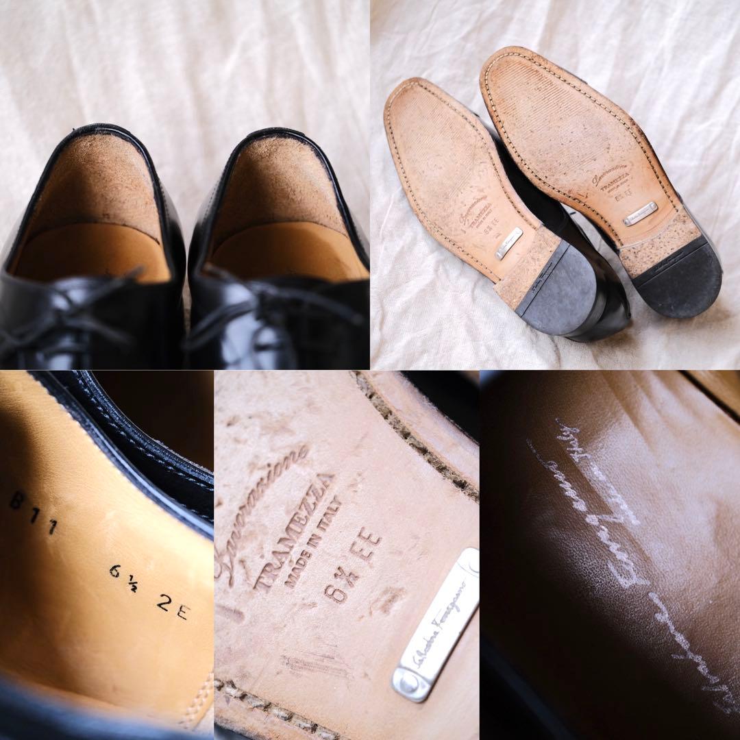 美品SalvatoreFerragamoストレートチップTRAMEZZA65EE