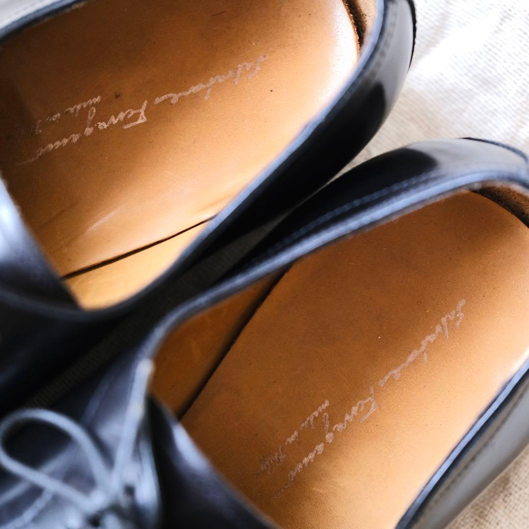 美品SalvatoreFerragamoストレートチップTRAMEZZA65EE