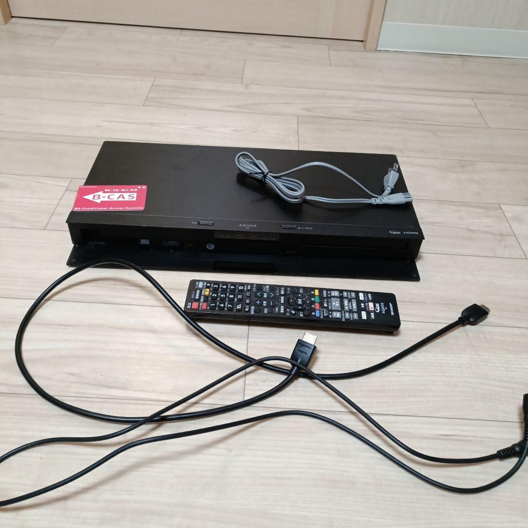 3番組同時録画！SHARP AQUOS ブルーレイ BD-NT1000 1TB