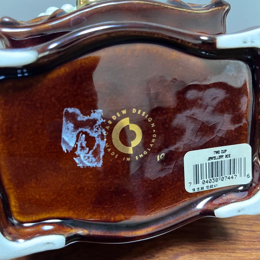 【超希少・美品】Paul Cardew ティーポット型 ジュエリーボックス英国製